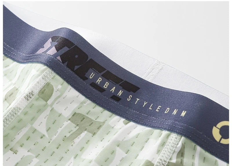 4PCS Teens Boy Mesh Breathable Antibacterial Underwear