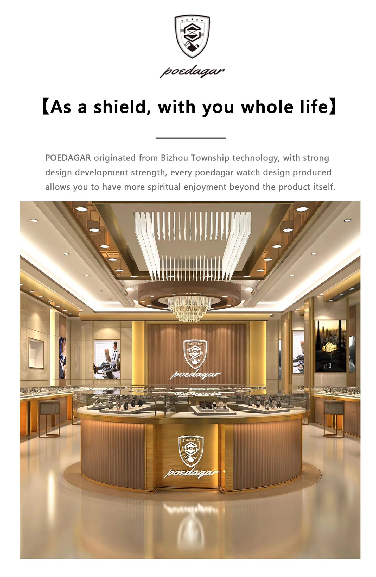 POEDAGAR Top Luxury Male Wristwatch Waterproof