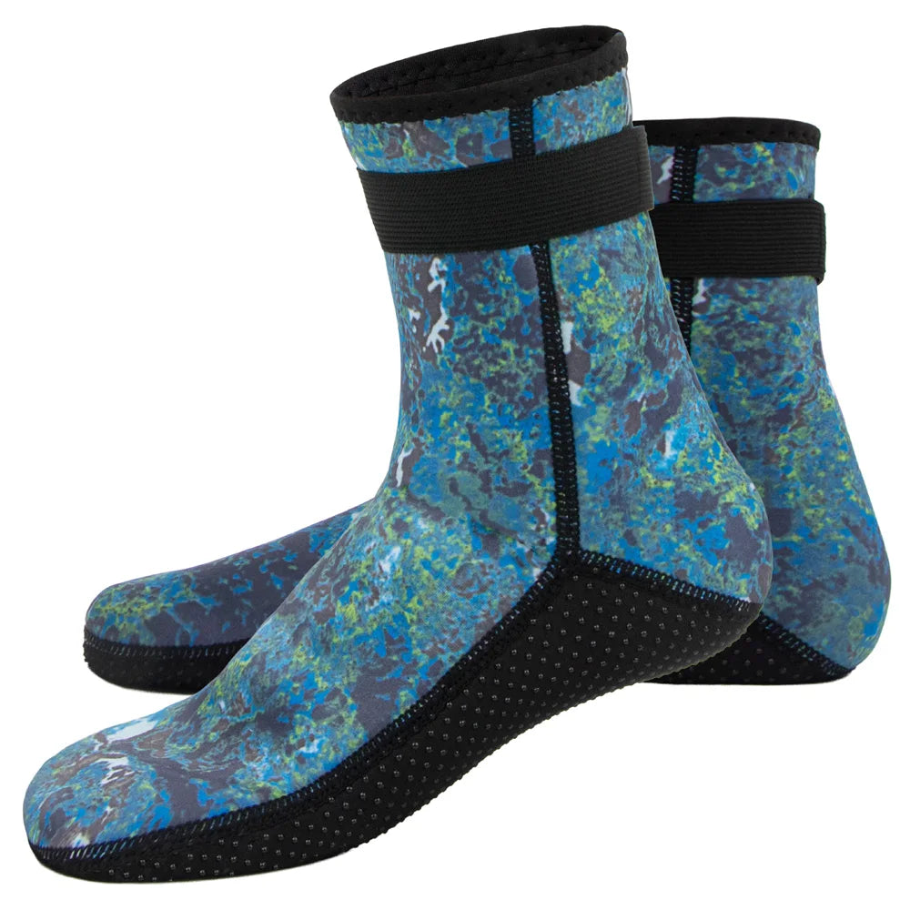 Camouflage Diving Neoprene Anti-Slip Water Socks