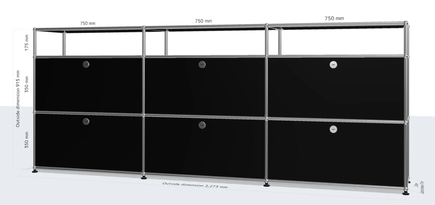 Metal Storage Display Cabinet Living Room Furniture