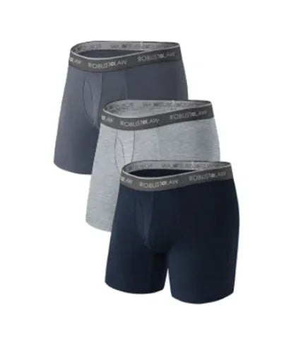 2 Pack Men's Ball Pouch Support Boxer Briefs