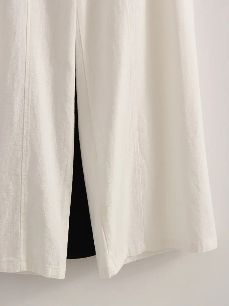 Women Wide Leg Formal Straight Leg Pants