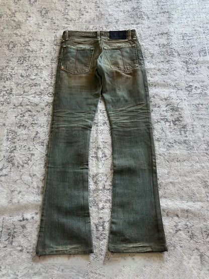 Retro Casual Rock Style Micro-Horn Jeans