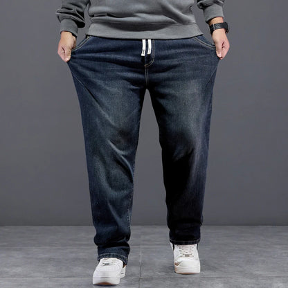 Extra Big Size Jeans Men Baggy Loose