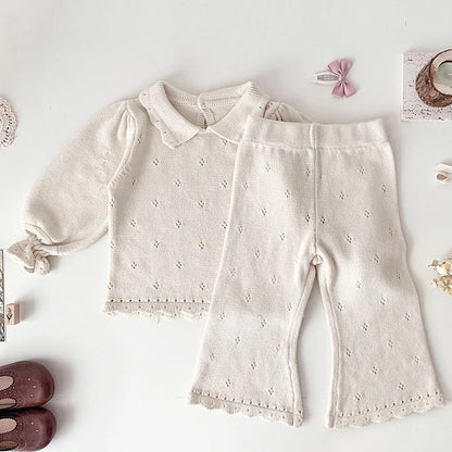Boys/Girls Baby Knit Sweater Cardigan + Shorts