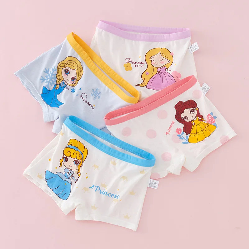 Girl Cotton Briefs Boxers Breathable Comfortable