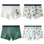 4Pcs Boys Boxer Striped Underwear