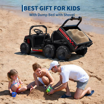 24V 4WD Electric Ride-on Dump Truck For Kids