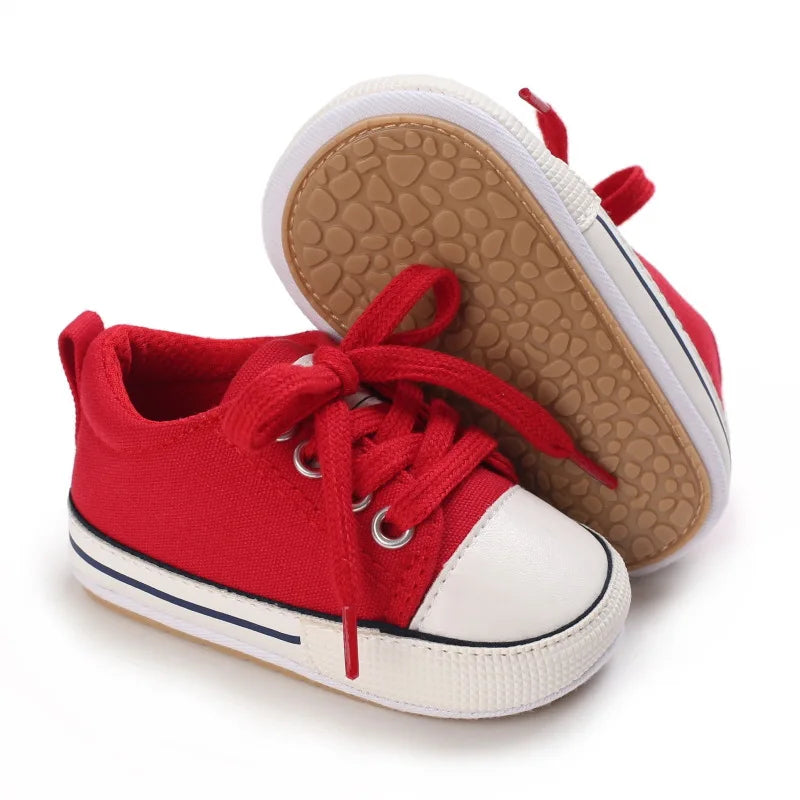Baby Boy/Girls Canvas Shoes Non-slip Rubber Sole