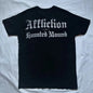 American retro black short sleeved T-shirt men