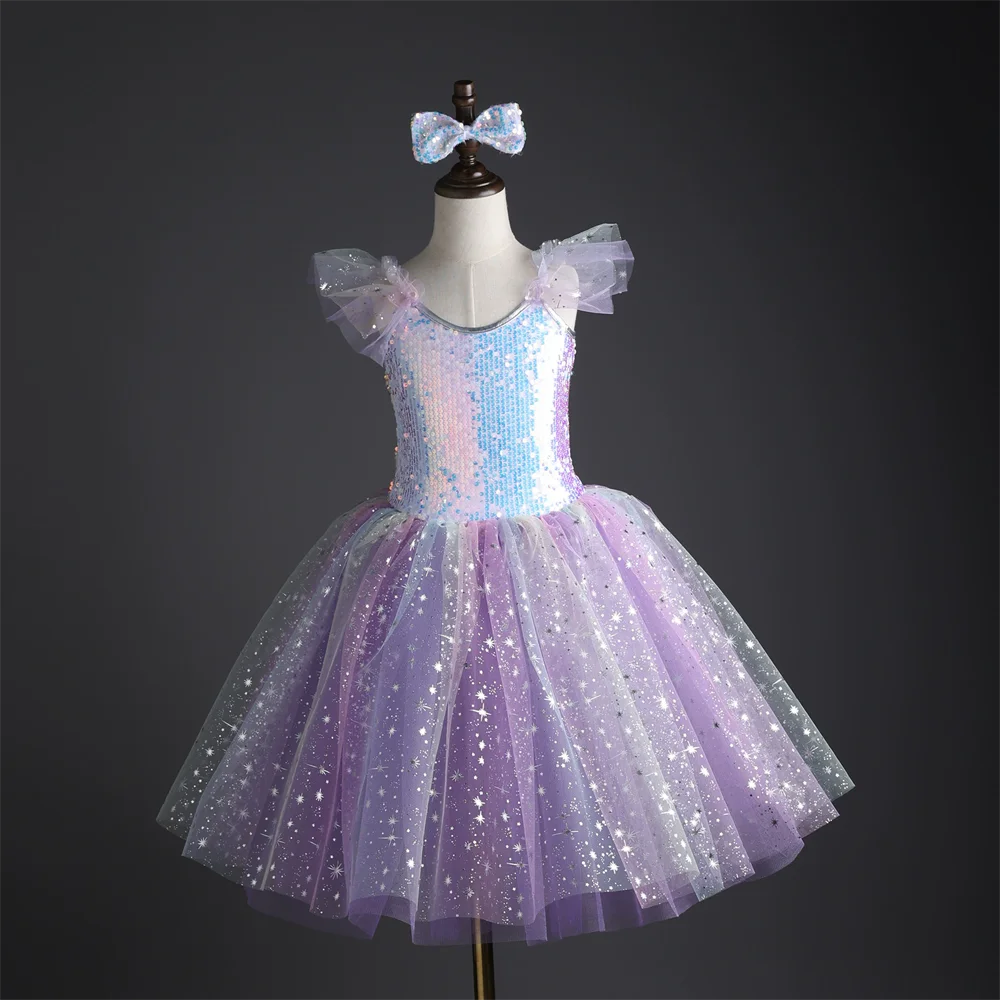 Tutu Ballerine Dance Ballet Leotards Girls