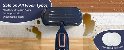Steam Mop Cleaner with Rotating Mop Pad
