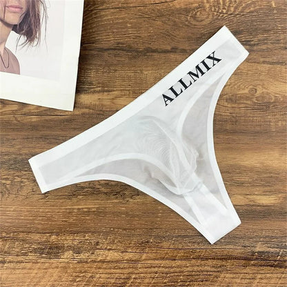 3pcs Sexy Thong Silk Bulge Pouch G-string
