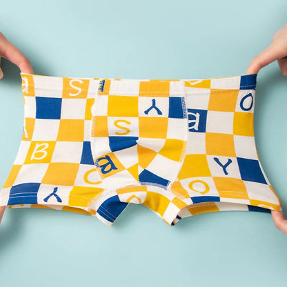 8 pcs Boys Boxer Briefs  Underwear Teenager Cartoon