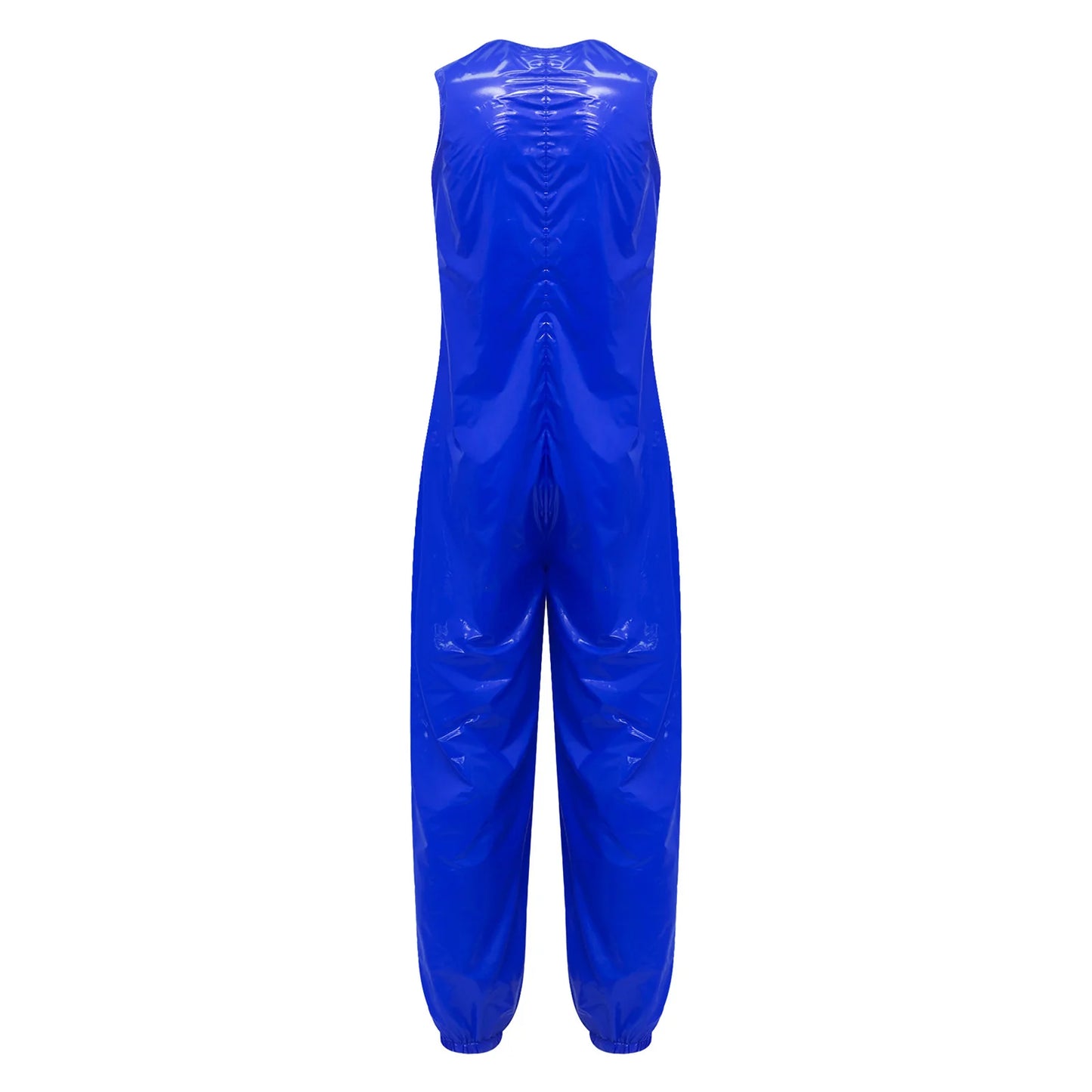 Adult Waterproof Leakproof Adaptive Jumpsuit Front Zipper Sleeveless Rompers for Special Needs Elderly Incontinence Underwear