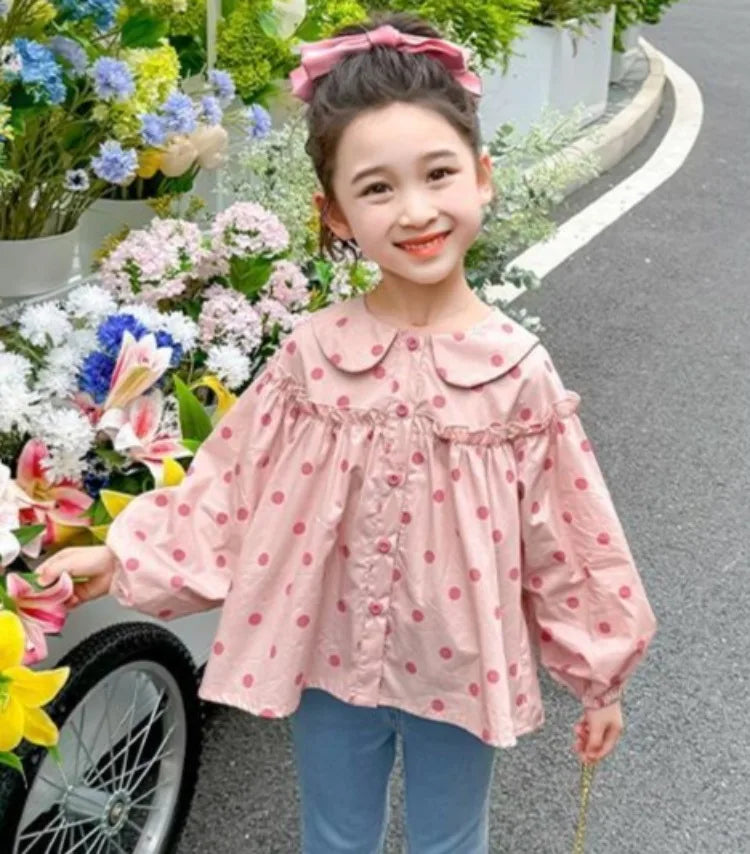 Long Sleeve Blouse with Bow Tie Trendy