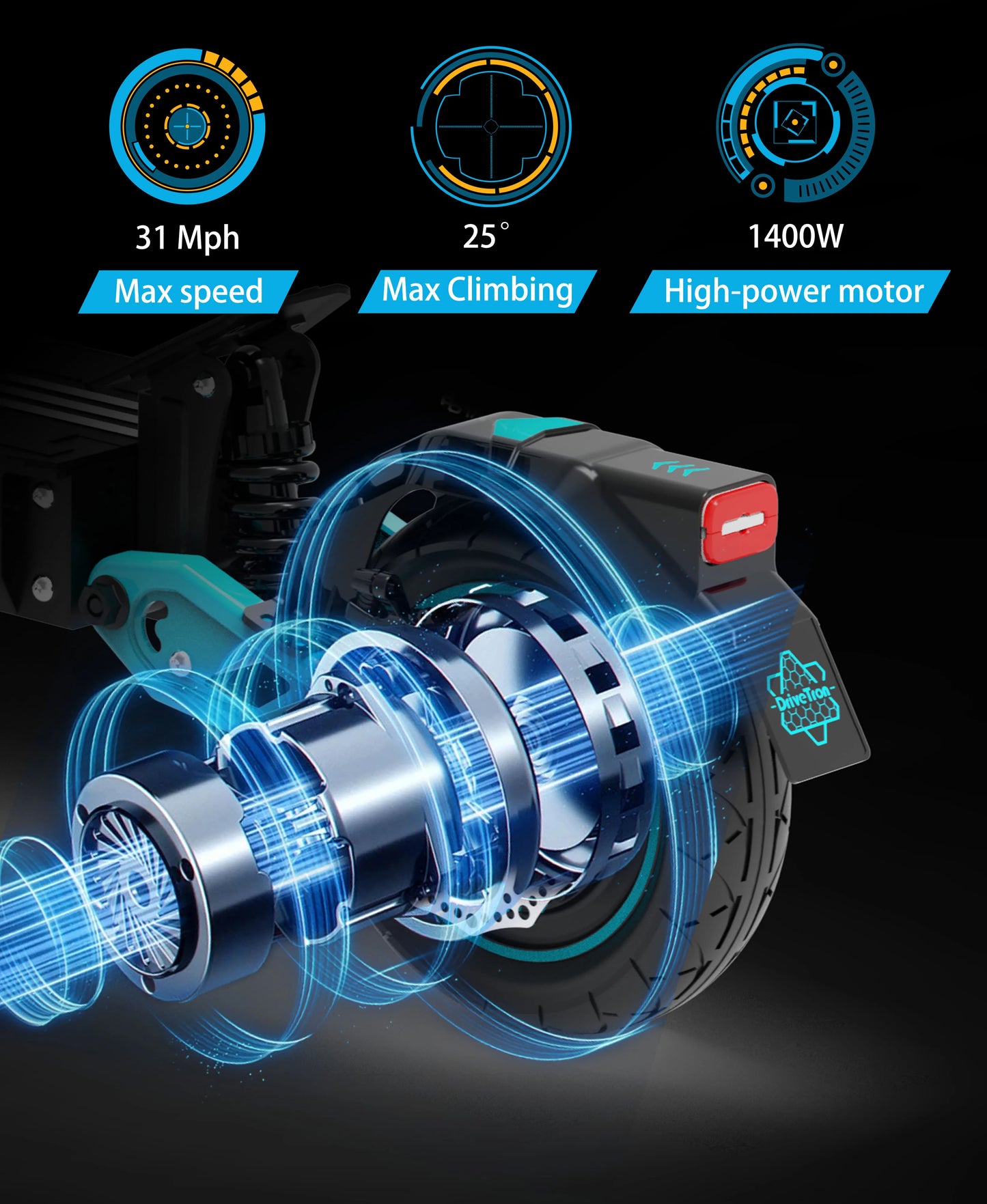 DriveTron Double Absorber Brake Powerful Off-road