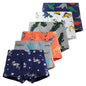 6 Pcs Toddler Boys Cartoon Boxer Briefs Underwear