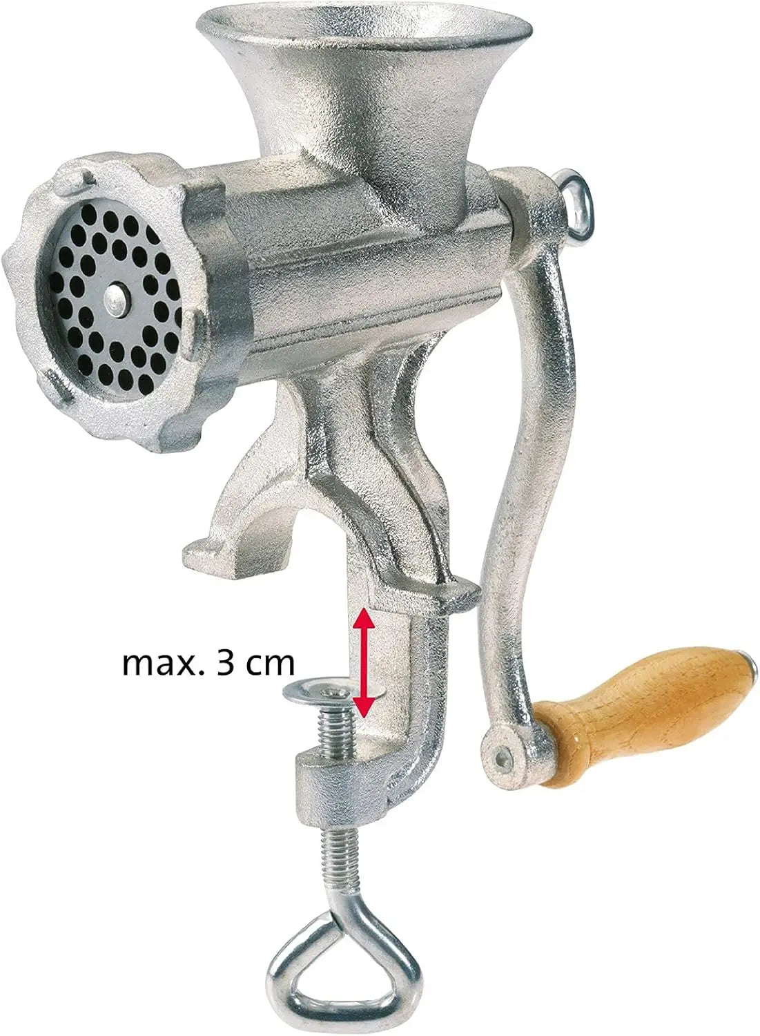 2 Pcs Meat Grinder, 1 Pastry Attachment Including Screw Clamp