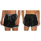 Mens Waterproof Swim Shorts Drawstring Side Pockets