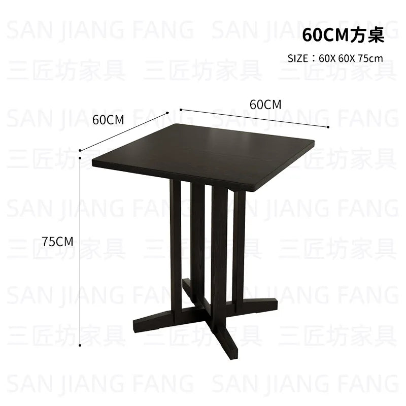 Western Dining Table and Chair Cafe Hotel