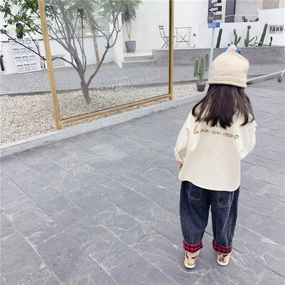 Embroidered Shirt Long Sleeve Baby Girl Cotton