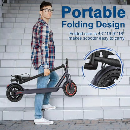 Electric Scooter 350W 19mph Max Speed Folding