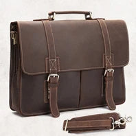 Genuine Leather Men Briefcase Business bag