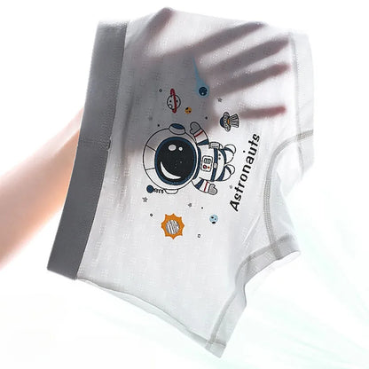 4PCS Boys Mesh Breathable Comfort Antibacterial Underwear