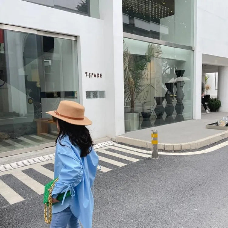 Kids' Lightweight Trendy Loose Irregular Design Shirt