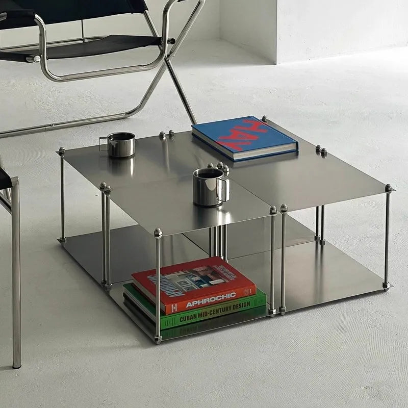 Stainless Steel Coffee Tables Decor Display Stand