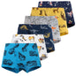 6 Pcs Toddler Boys Cartoon Boxer Briefs Underwear