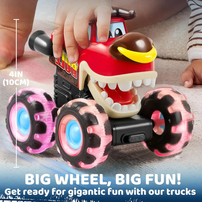 3 Pack Monster Truck Motion Activated Light-Up Cars