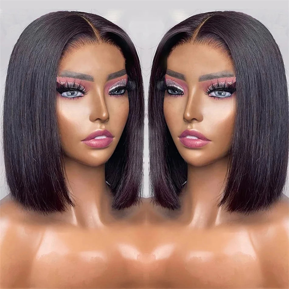 Lace Frontal Wig Glueless Preplucked Wig Human Hair