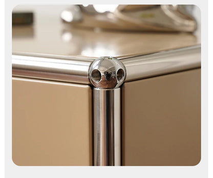 Modular DIY Metal TV Stand Cabinet Storage