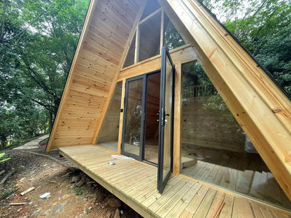 Triangle Wooden Tiny House Cabin Prefabricated