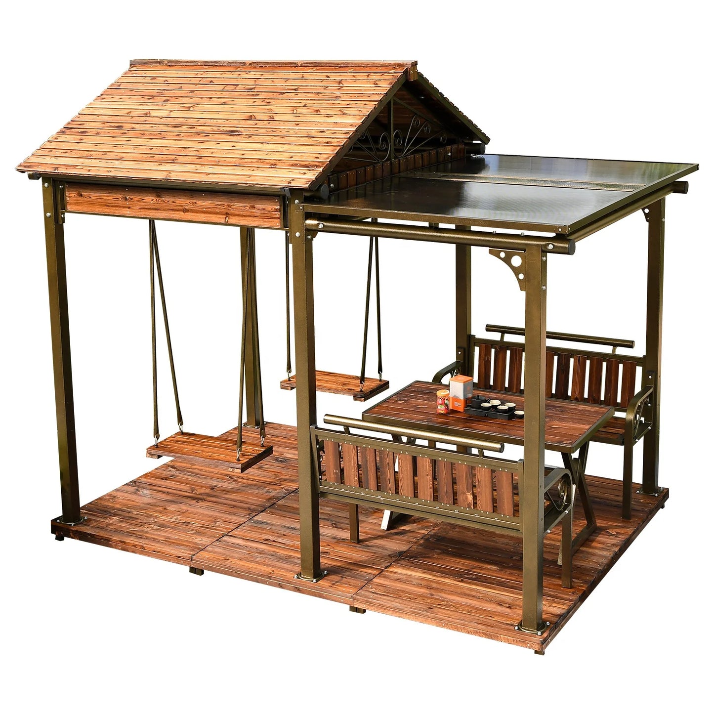 Multifunctional Outdoor Gazebo, Garden Structure,