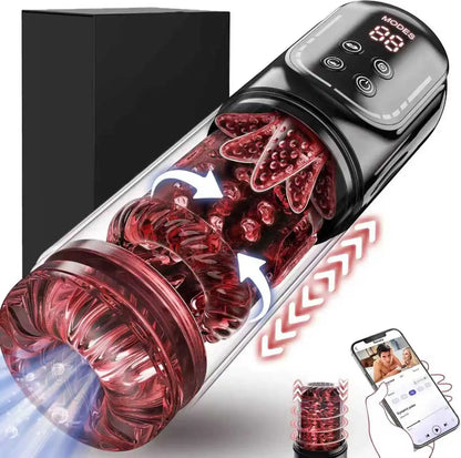 Automatic Male Masturbator Rotating Licking Thusting Modes