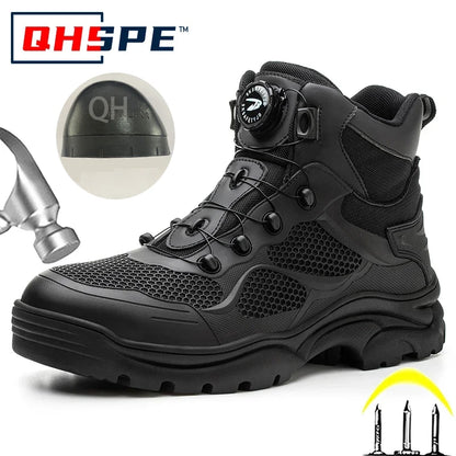 Men's Safety Work Boots Steel Toe Indestructible