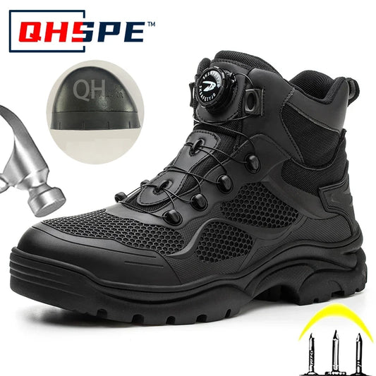 Men's Safety Work Boots Steel Toe Indestructible