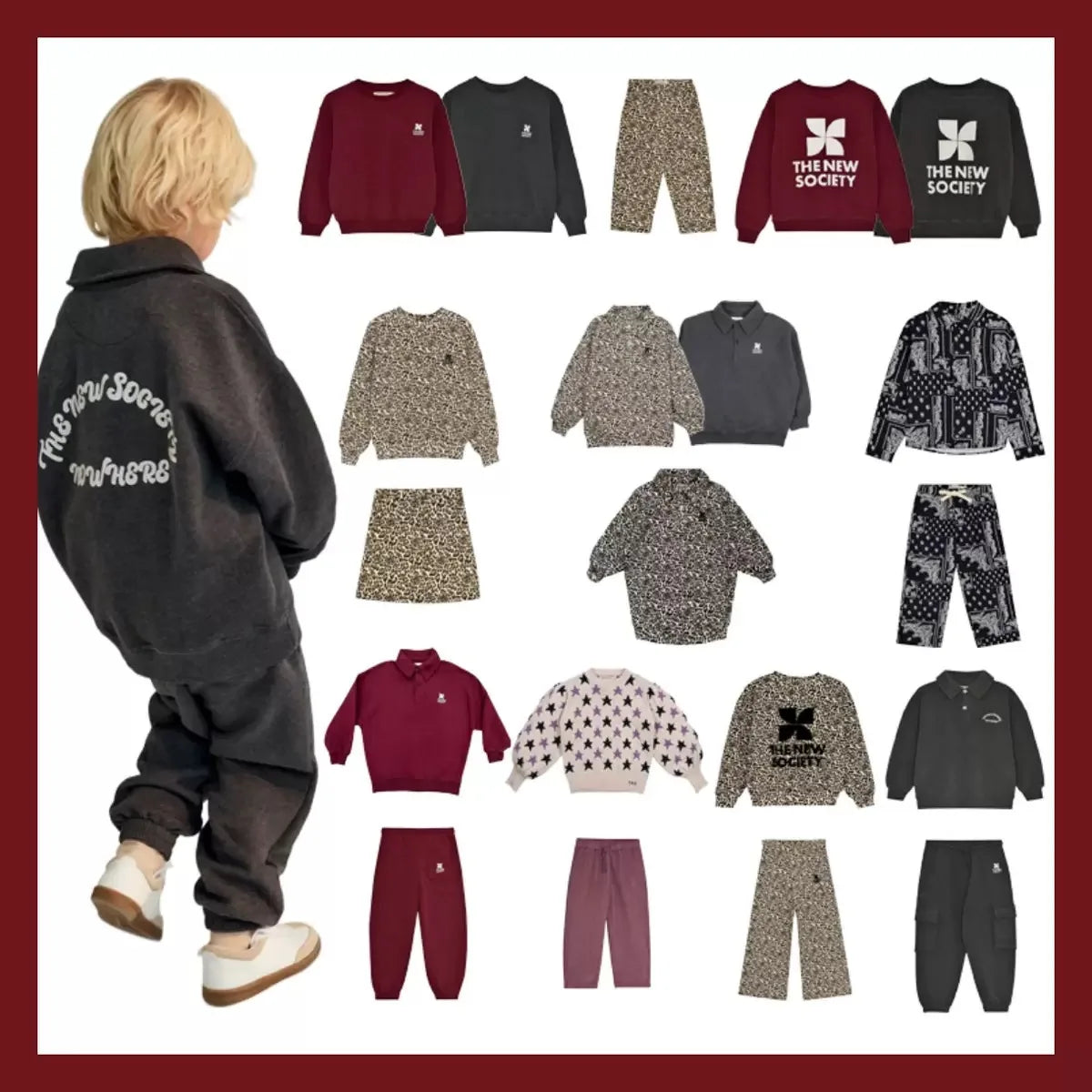 Boys Velvet Sweatshirts and Pants Fashion Long Sleeve