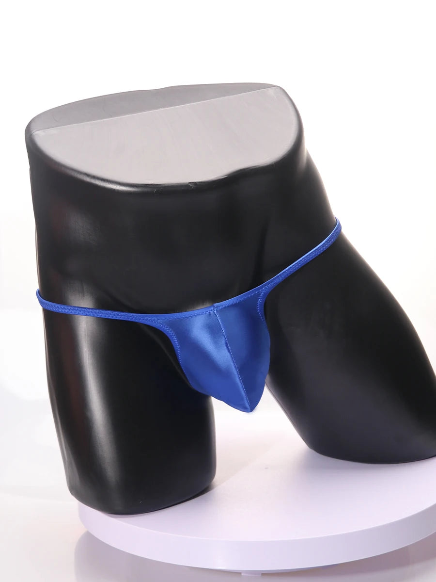 Low Waist Ice Silk Smooth Men's e Underwear