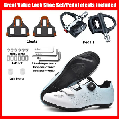 Breathable Sneaker Cleats Road MTB Bike Shoes