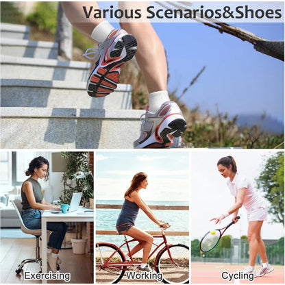 8 Pairs Crew Socks for Women Men