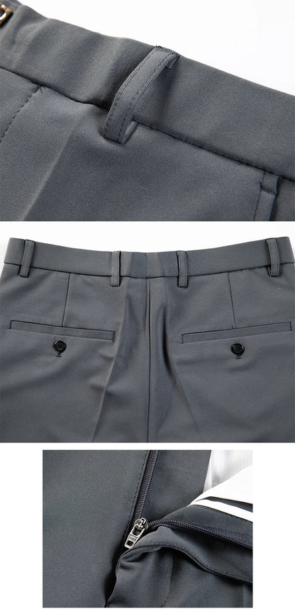 Men Stretch Slim Formal Casual Pants Fashion