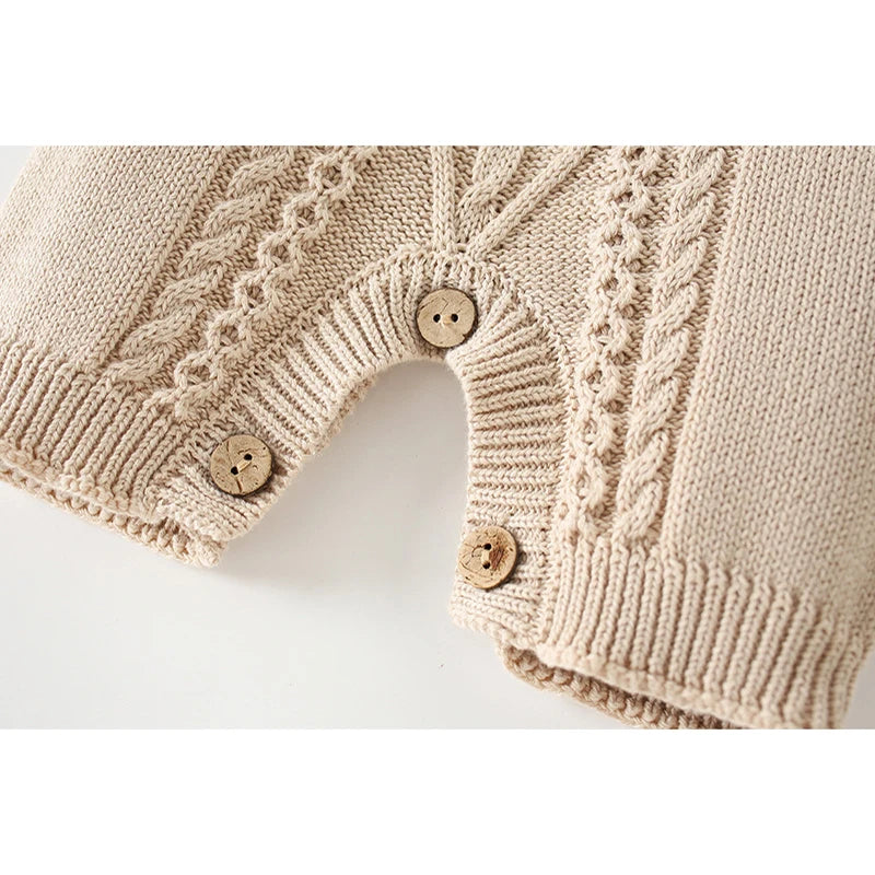 Newborn Baby Girl/Boys Sleeveless Knit Rompers