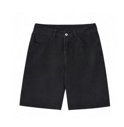 Denim Men's and Women's hip-hop cartoon shorts