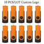 10pcs Flash Drive Flash Memory Card Memory Stick