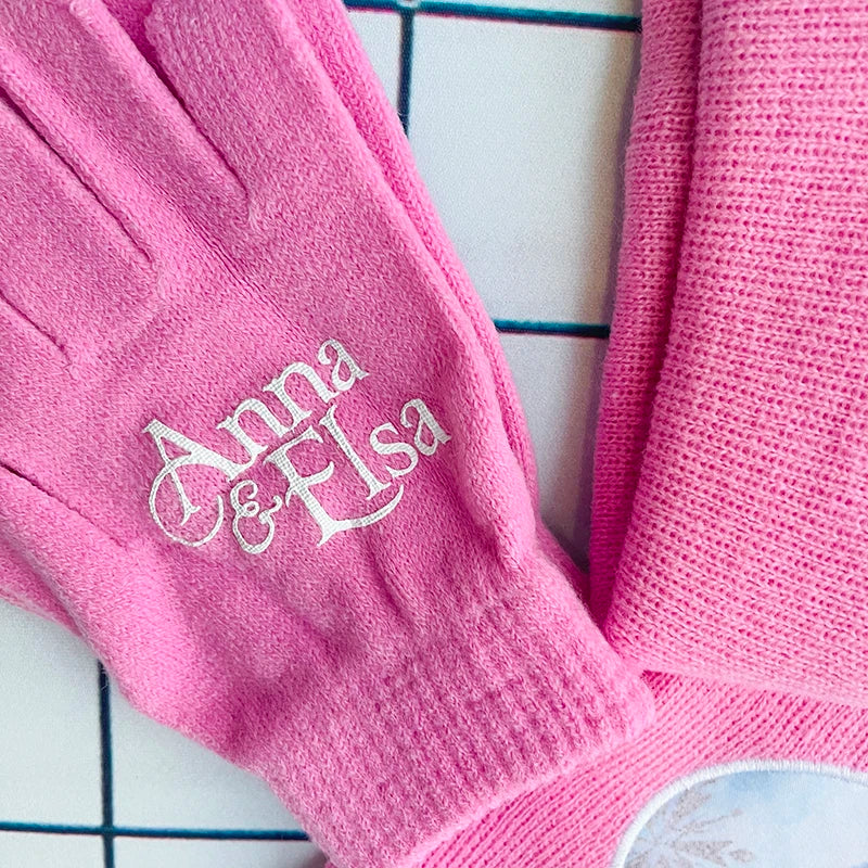 Girls Scarf Hat Glove Elsa Cartoon Cosplay