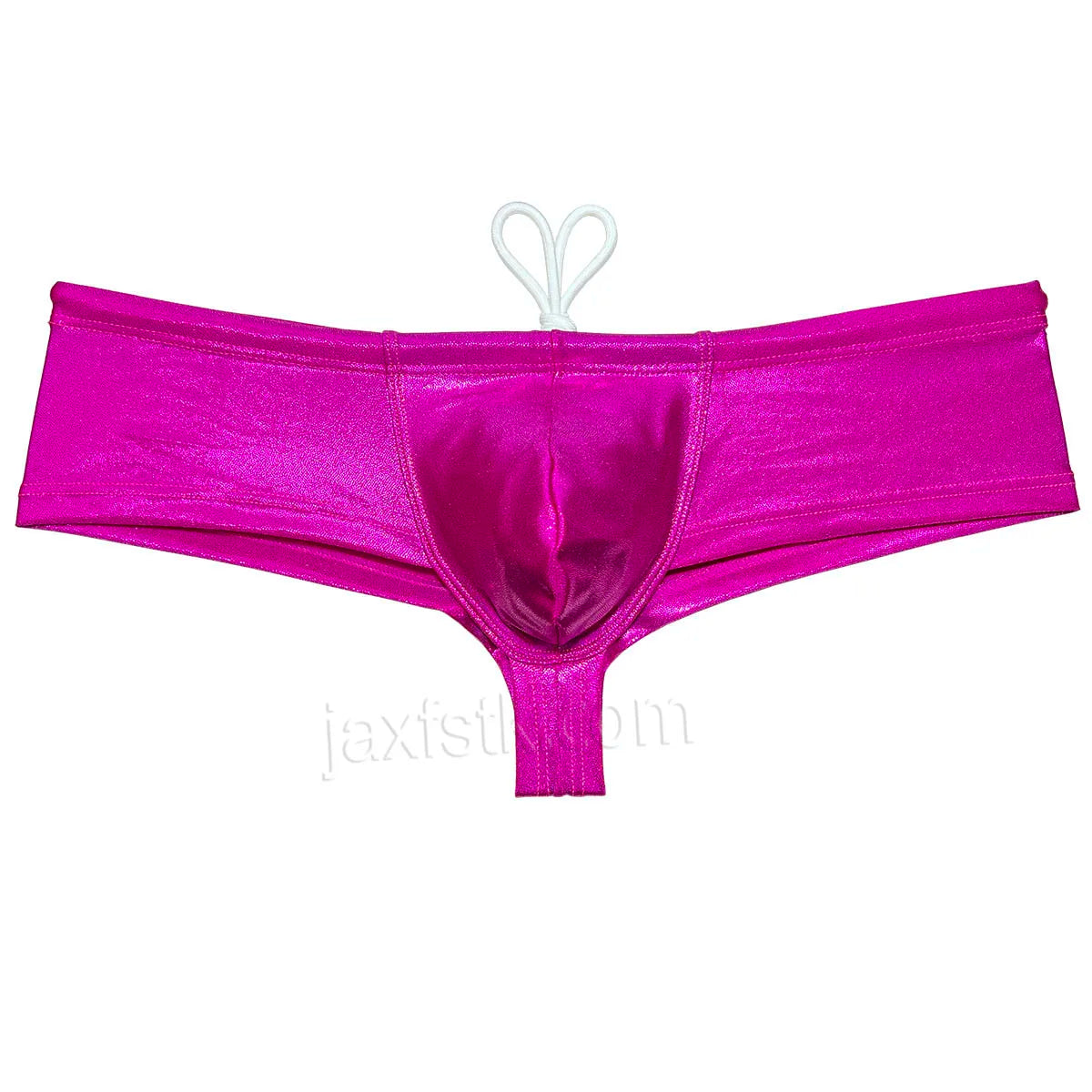 Sexy Men's Shiny Pouch Swimwear Bikini Drawstring